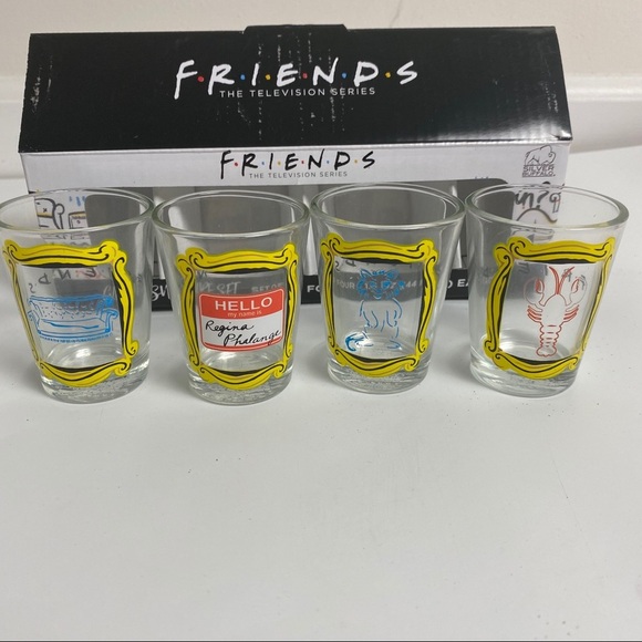 silver buffalo Other - FRIENDS the TV Series shot glasses set of 4